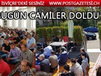 İsviçre’de camiler doldu taştı