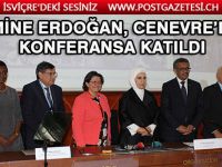 Emine Erdoğan İsviçre'de ikili temaslarda bulundu.