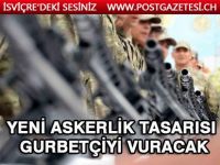 Yeni askerlik sistemi yasa teklifi