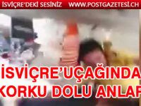 İsviçre uçağı türbülansa girdi, hostes uçağın tavanına çarptı