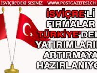 İSVİÇRE'Lİ ŞİRKETLERİN TÜRKİYE ÇIKARMASI