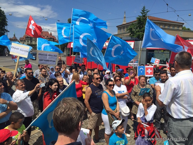 Çin’deki Vahşet İsviçre’de protesto edildi. 11
