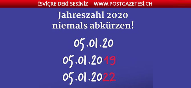 Deshalb sollten Sie die Jahreszahl 2020 niemals abkürzen