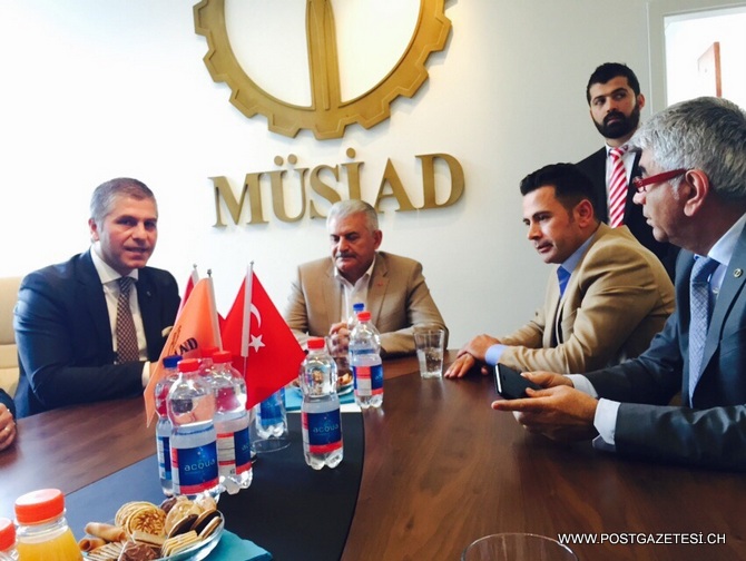 Binali Yıldırım MÜSİAD İsviçre'yi Ziyaret Etti