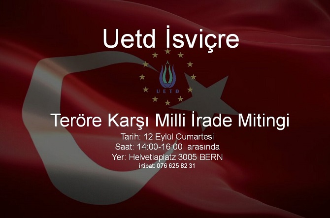 Teröre Karşı Milli İrade Mitingi