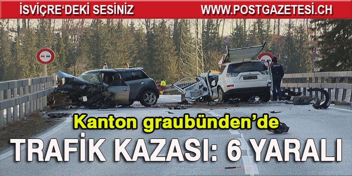 Graubünden’de ağır trafik kazası