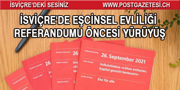 İsviçre'de eşcİnsel evlİlİğİ referandumu öncesİ yürüyüş