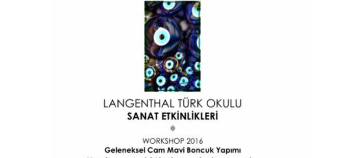“Geleneksel Cam Boncuk” yapımı