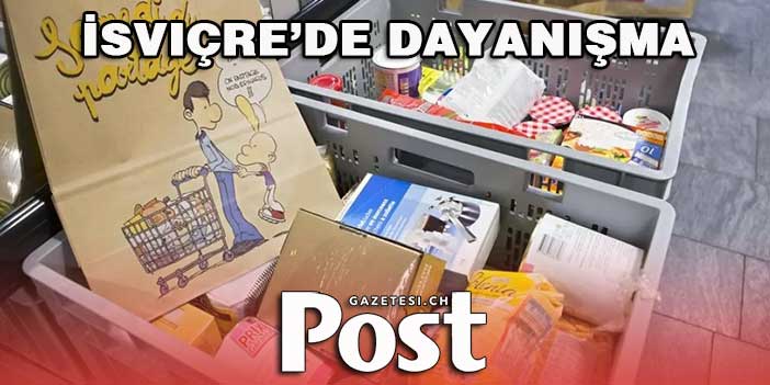 İSVİÇRE'DE YARDIM TOPLANDI