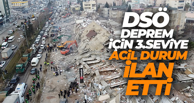 DSÖ, Türkiye'deki deprem için 3. Seviye Acil Durum ilan etti