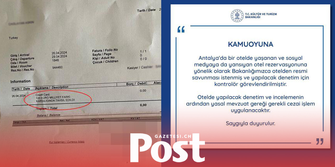 Lüks otelde Türk müşteriden "Milliyet farkı" ücreti alındı iddiası
