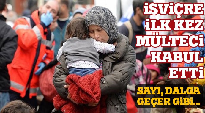 İsviçre ilk defa Suriyeli sığınmacı aldı