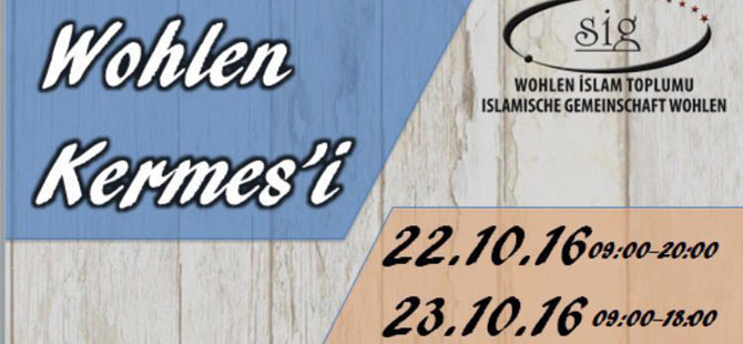 BU HAFTA SONU WOHLEN'DE KERMES