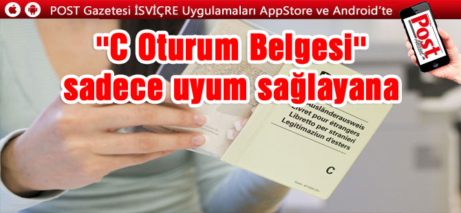 ''C Oturum Belgesi'' sadece uyum sağlayana