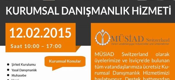 MÜSİAD İsviçre'den Kurumsal Danışmanlık Hizmeti