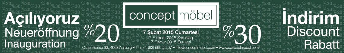 Concept Möbel açılıyor