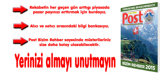 POST Bizim Rehber 2015'te Yerinizi Ayırttınızmı?